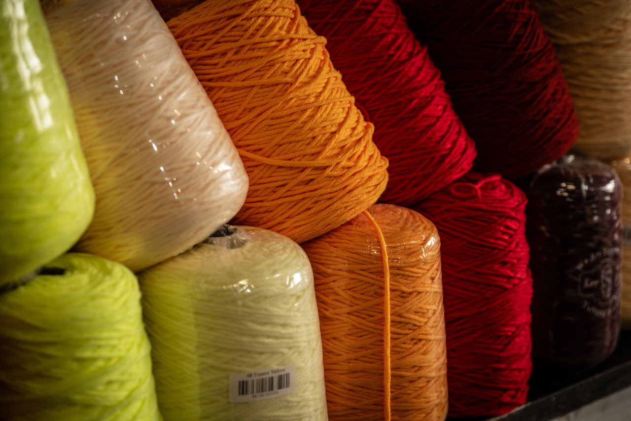 스페이스 융단의 준비된 재료들