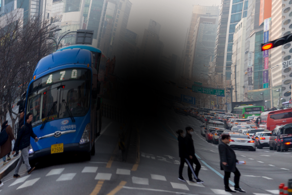 황반변성 질환자의 시야