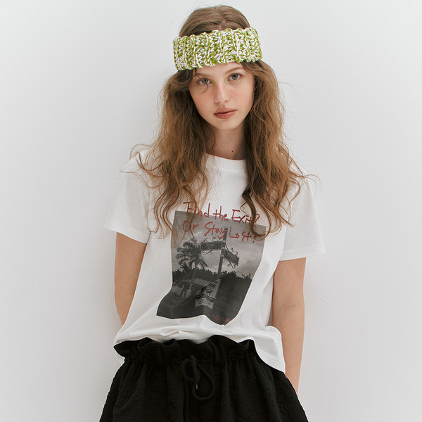 ★MEENDERI★(HANDMADE) FABRIC TWIST HAIR BAND - GREEN★人気 グリーン（緑）系 MEENDERI(ミーンデリ) - 海外通販のBUYMA