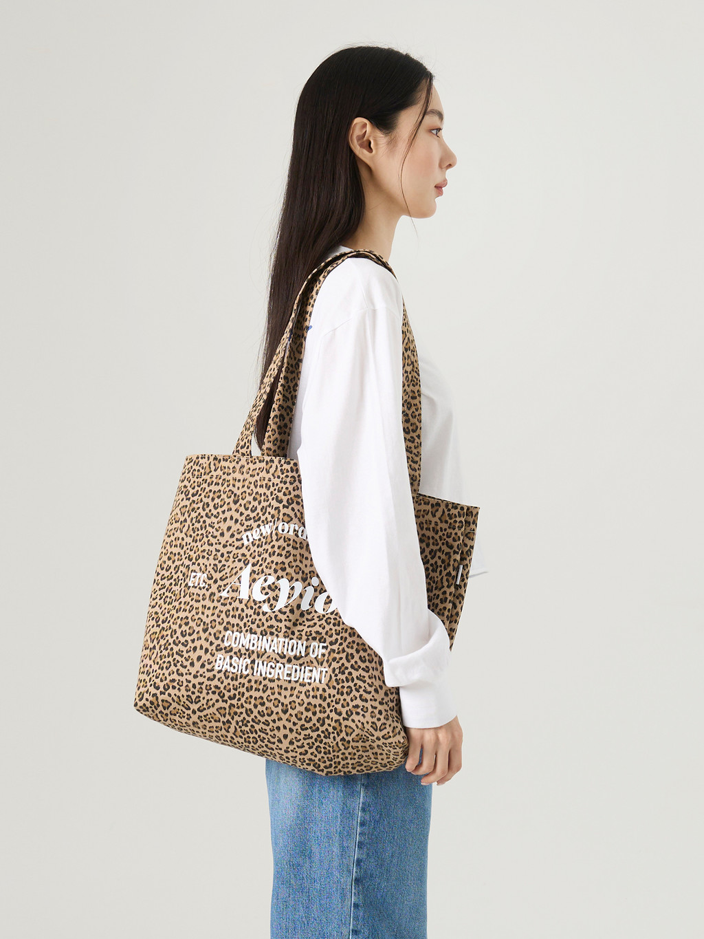 2차 재입고)COTTON SHOULDER BAG LEOPARD_2 COLORS_ASH3001