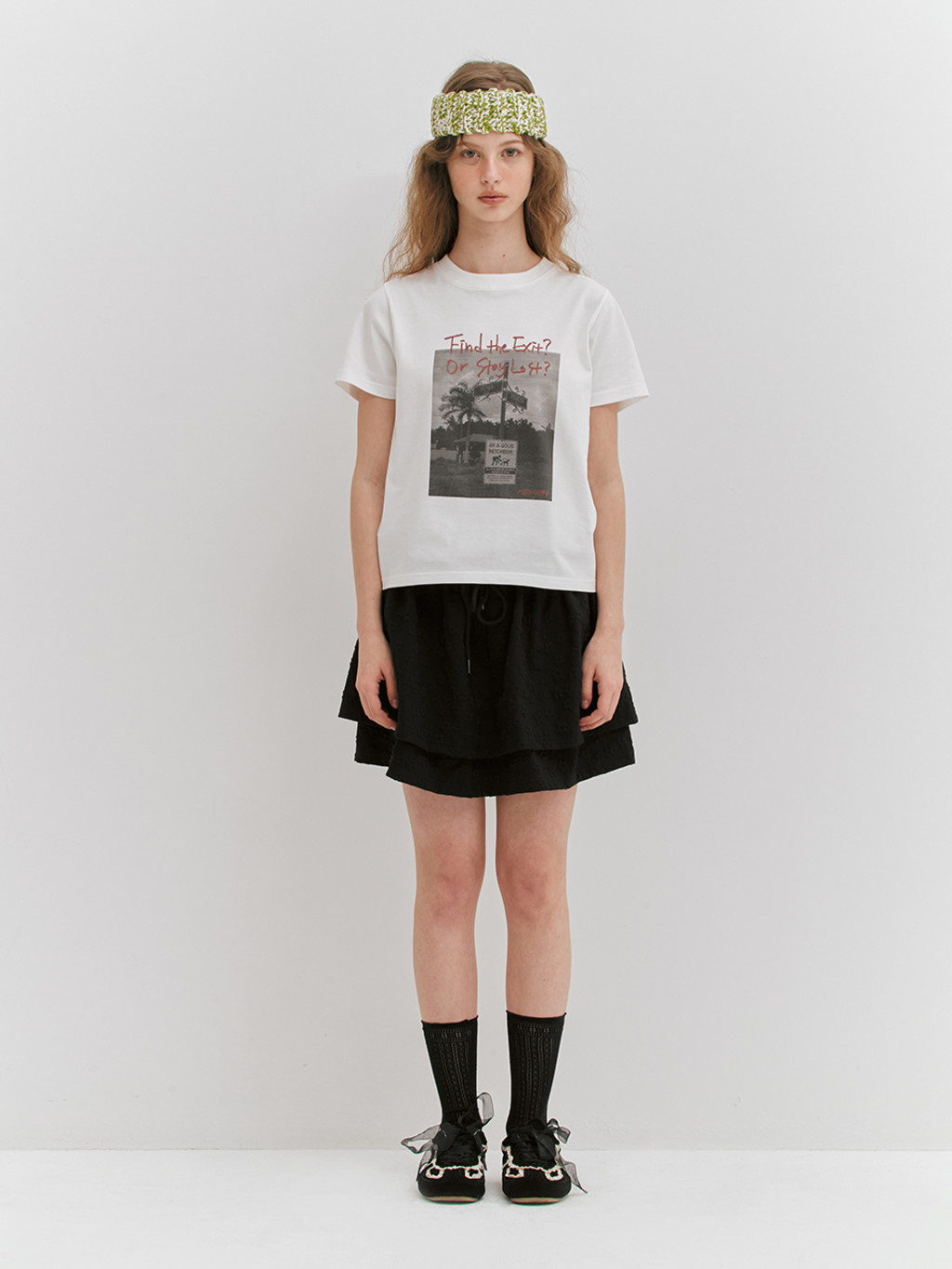 ★MEENDERI★LOST T-SHIRT★正規品/韓国直送料込/人気 MUSINSA | MEENDERI LOST T-SHIRT - WHITE