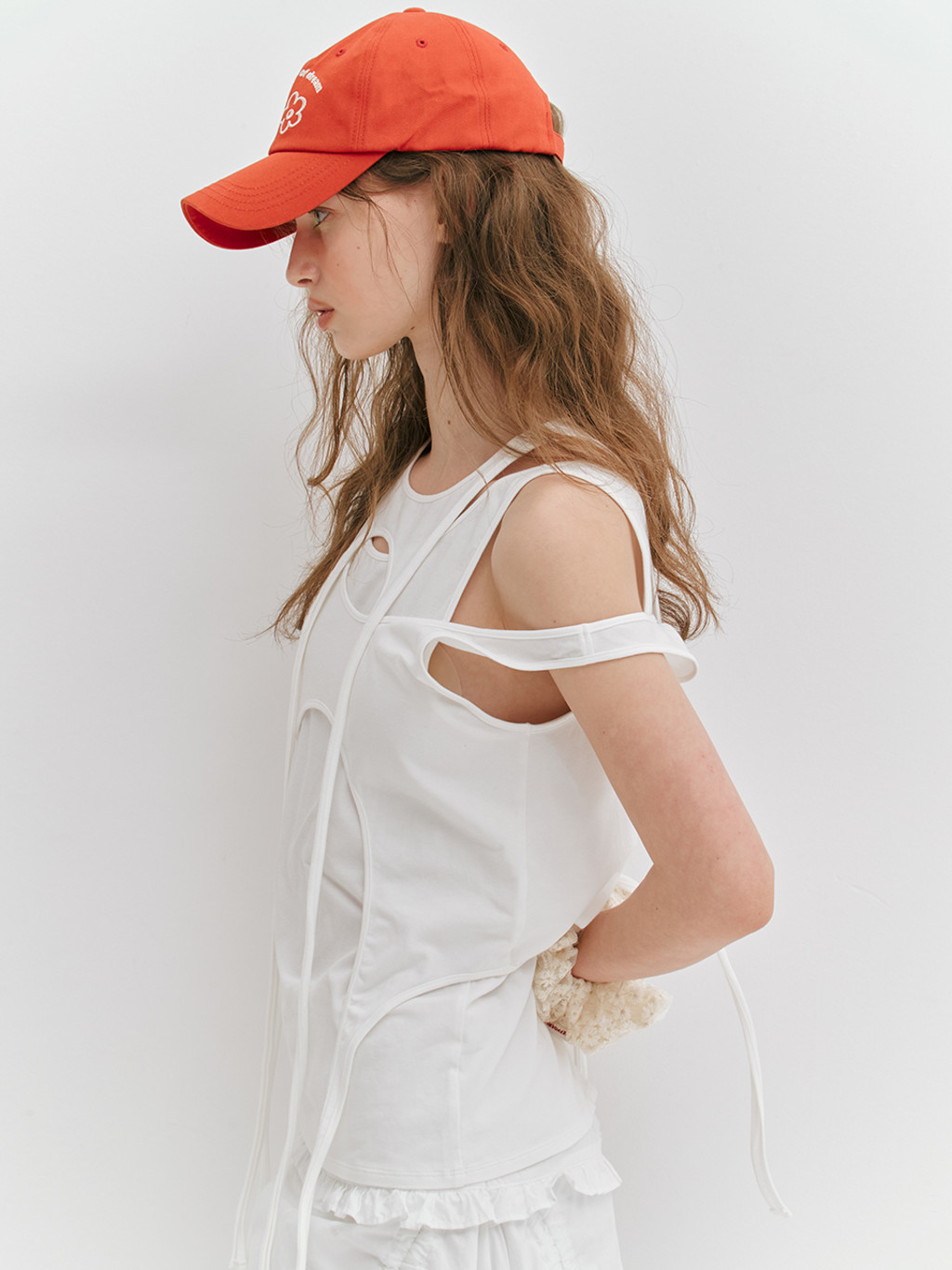 ★MEENDERI★UNBALANCE SHIRRING SLEEVELESS - WHITE★正規品 MUSINSA | MEENDERI UNBALANCE SHIRRING SLEEVELESS - LAVENDER
