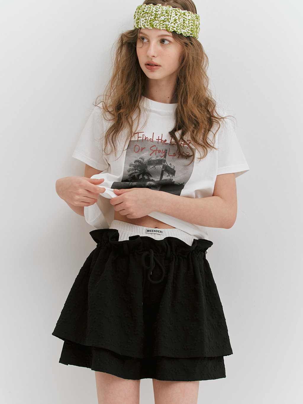 ★MEENDERI★LOST T-SHIRT★正規品/韓国直送料込/人気 MUSINSA | MEENDERI LOST T-SHIRT - WHITE