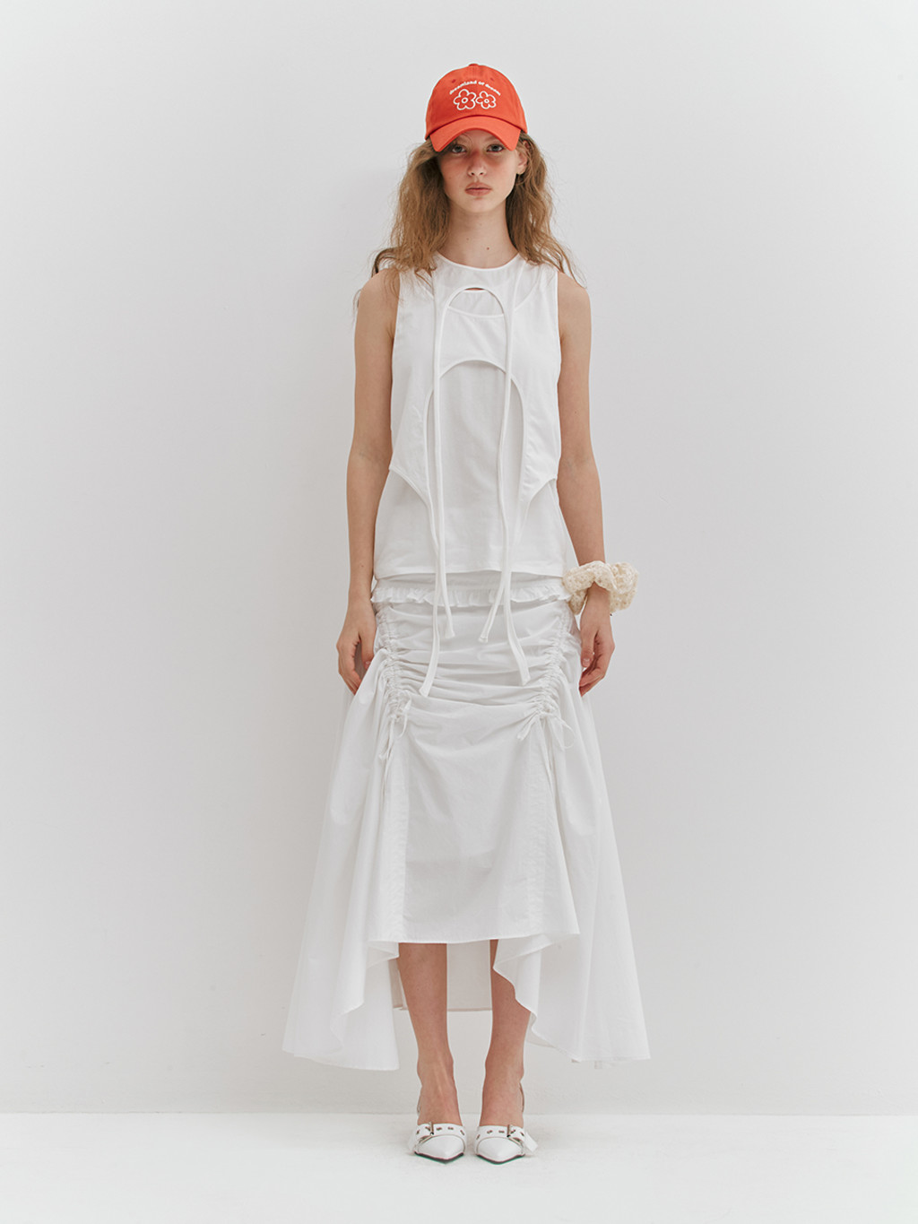 MUSINSA | MEENDERI 3-PIECE LAYERED SLEEVELESS - WHITE