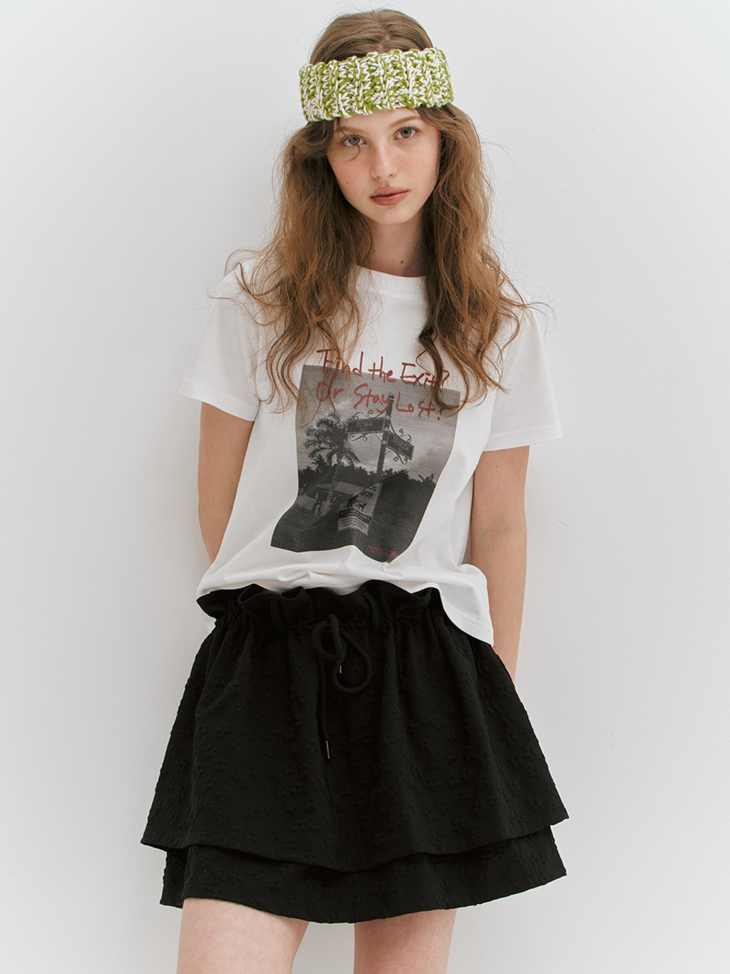 ★MEENDERI★LOST T-SHIRT★正規品/韓国直送料込/人気 MUSINSA | MEENDERI LOST T-SHIRT - WHITE