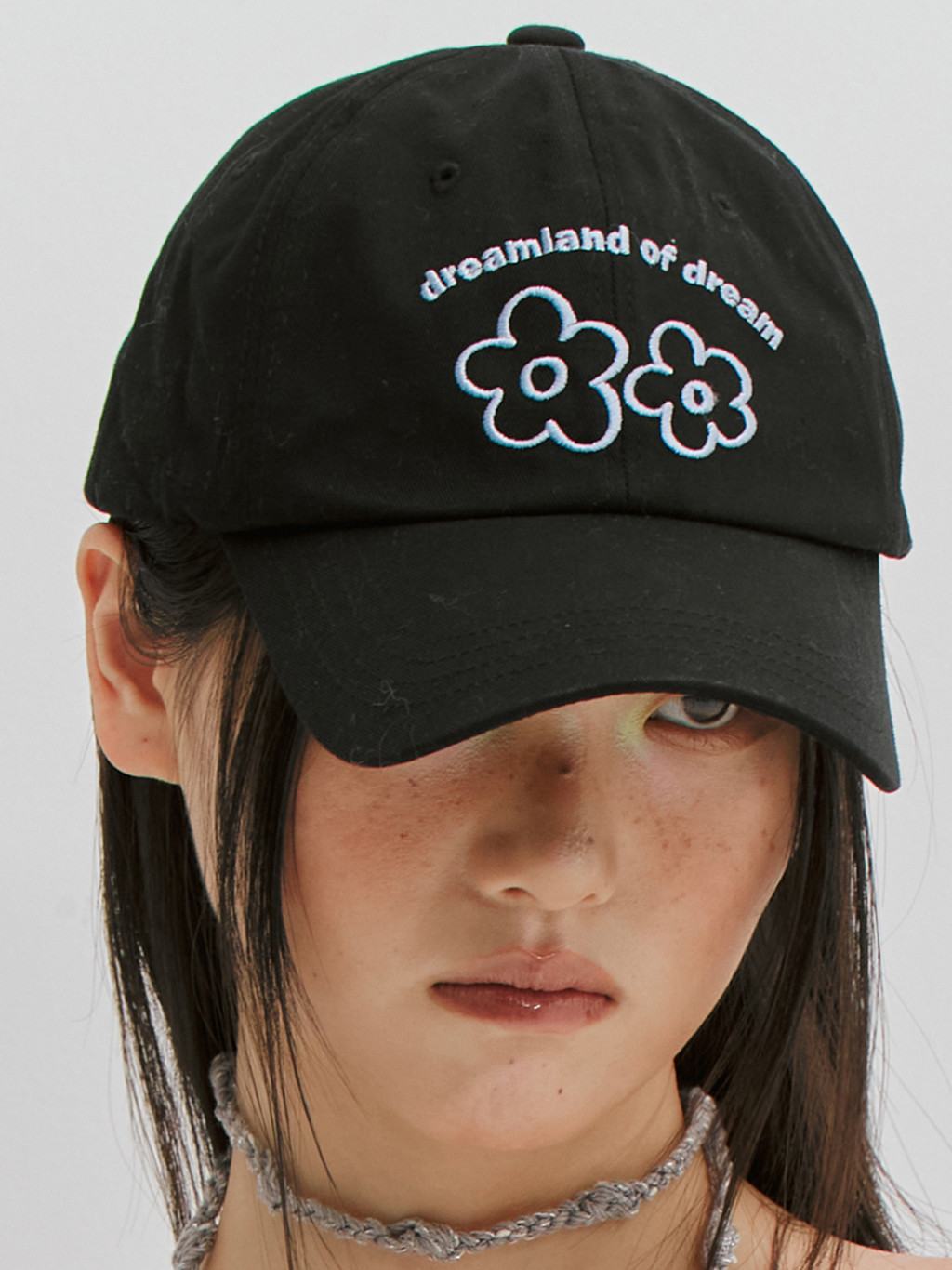 ★MEENDERI★DREAMLAND BALL CAP - BLACK★正規品/韓国直送料込 DREAMLAND BALL CAP - BLACK : MEENDERI | 민더리