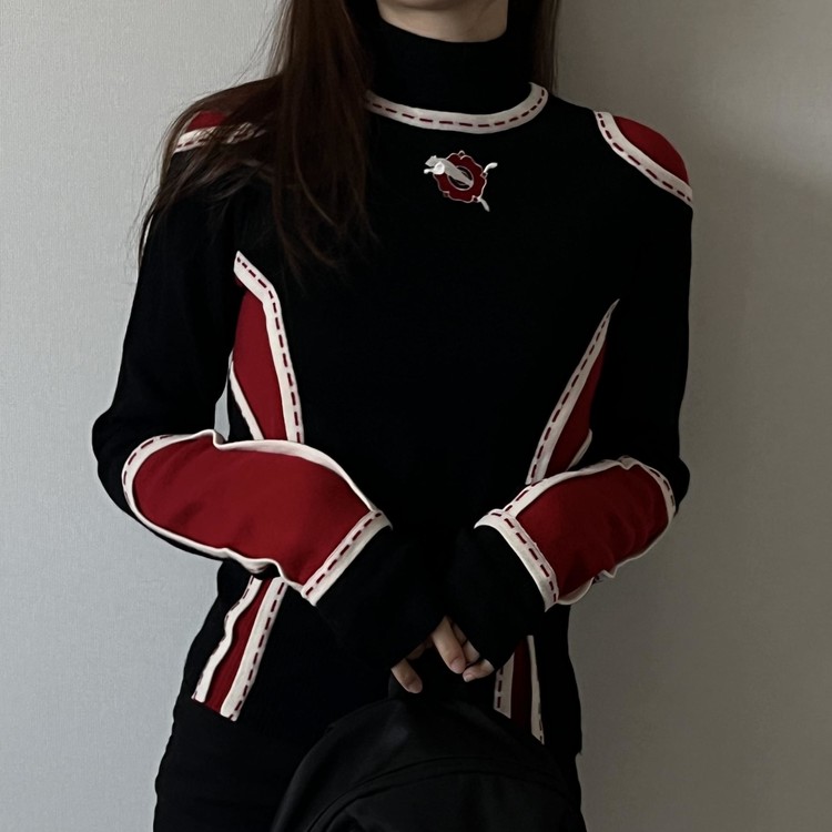 WOMAN ] PUMA x Fake London Genius 2004 wool 100% knit : 카인더즌