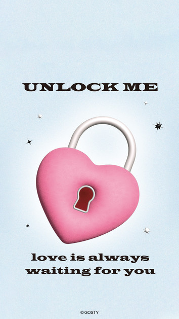 [배경화면] Unlock Me(자물쇠) : 고스티 Gosty; Wall Paper