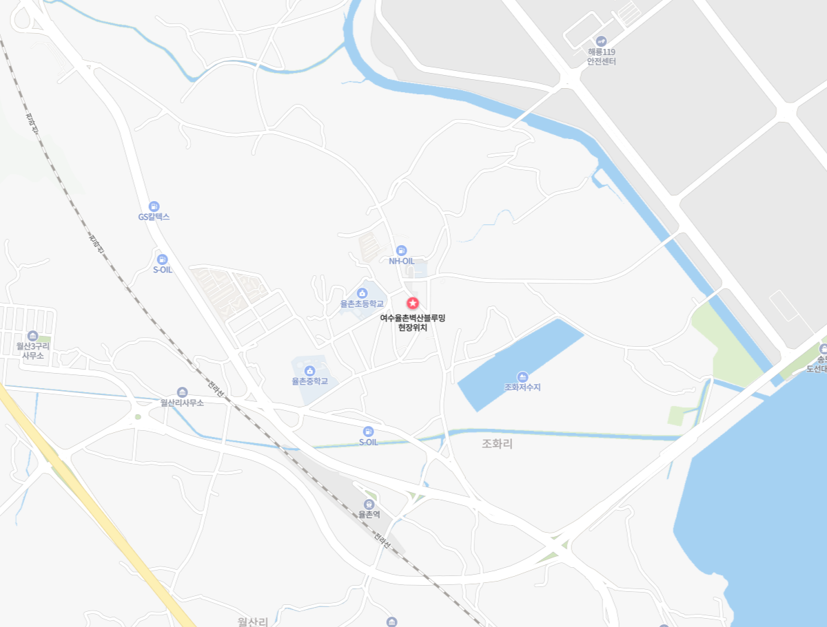 여수율촌벽산블루밍 현장위치
