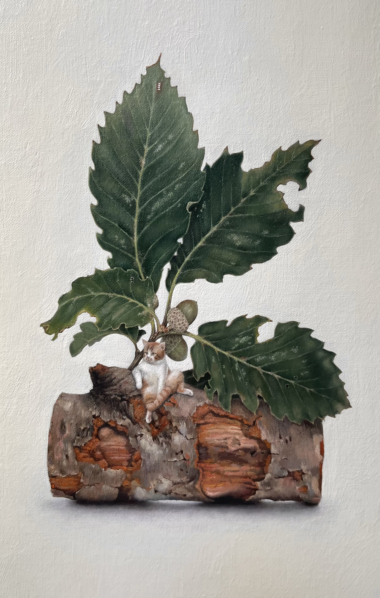 Sanctuary 2025-0201, oil on canvas, 33.4 cm x 21.2 cm, 2025
