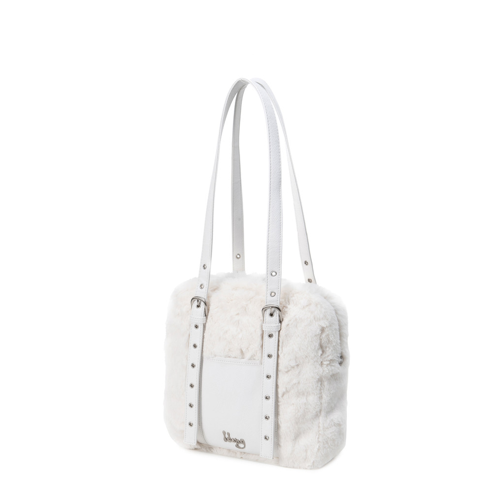 ☆韓国の人気☆ 【idang club】☆school bag squar.e (fur)☆ school bag square : idang club