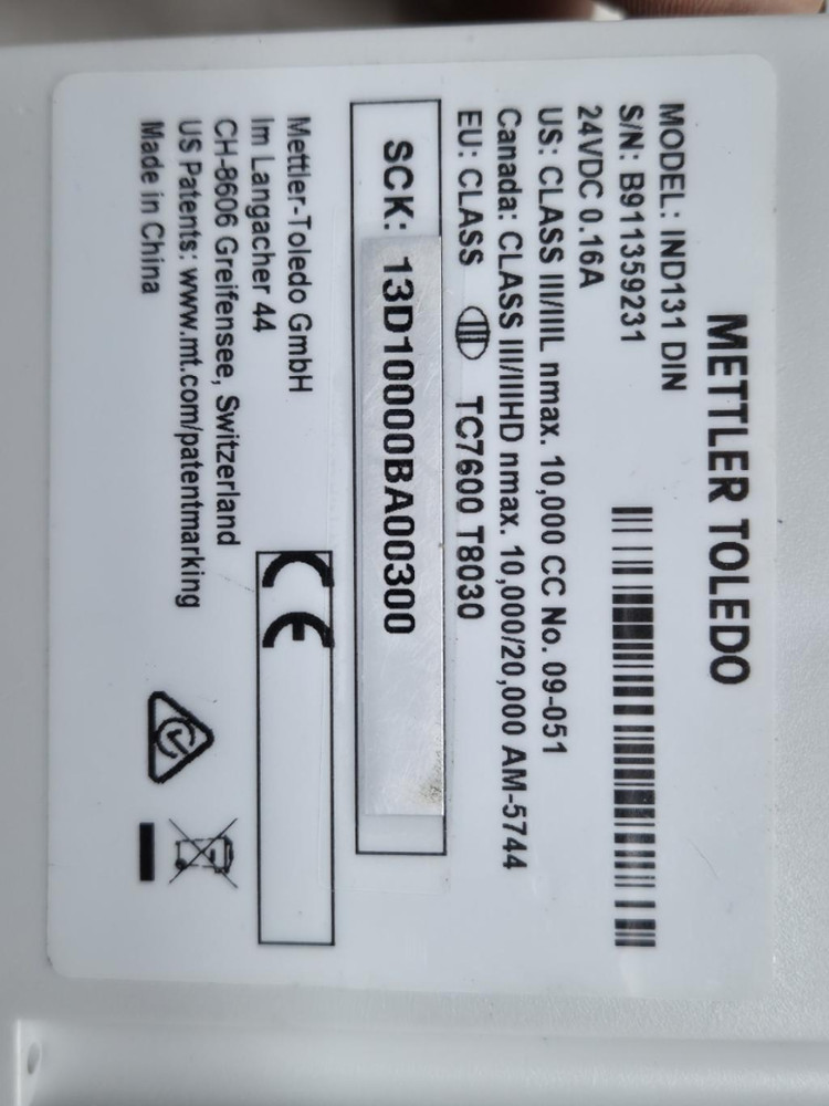 Mettler Toldedo IND131 DIN Weight Terminal : 엠아이티솔루션