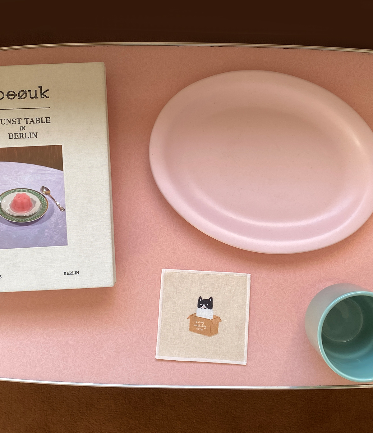 린넨 티코스터 3P SET