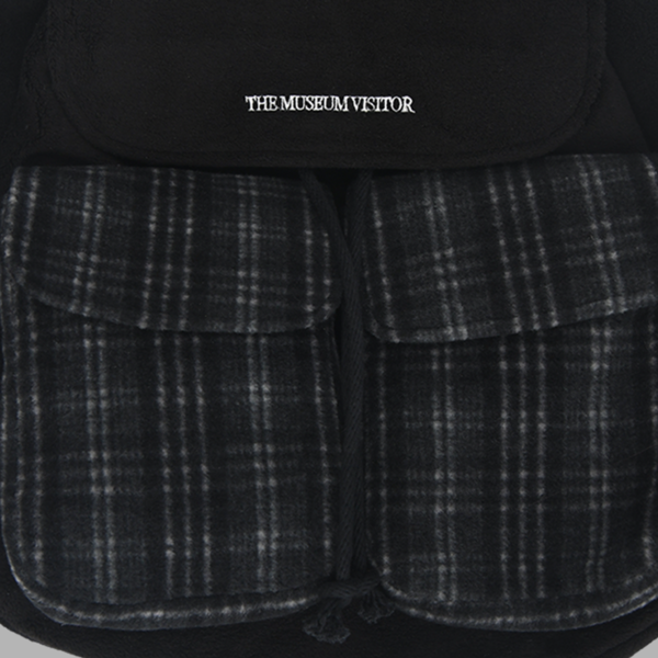 CHECK MIXED BACKPACK (BLACK) : THE MUSEUM VISITOR