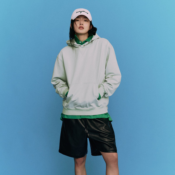NONYMOUS AA RELAXED HOODIE - MINT (ABECHT0010MI) : NONYMOUSAA