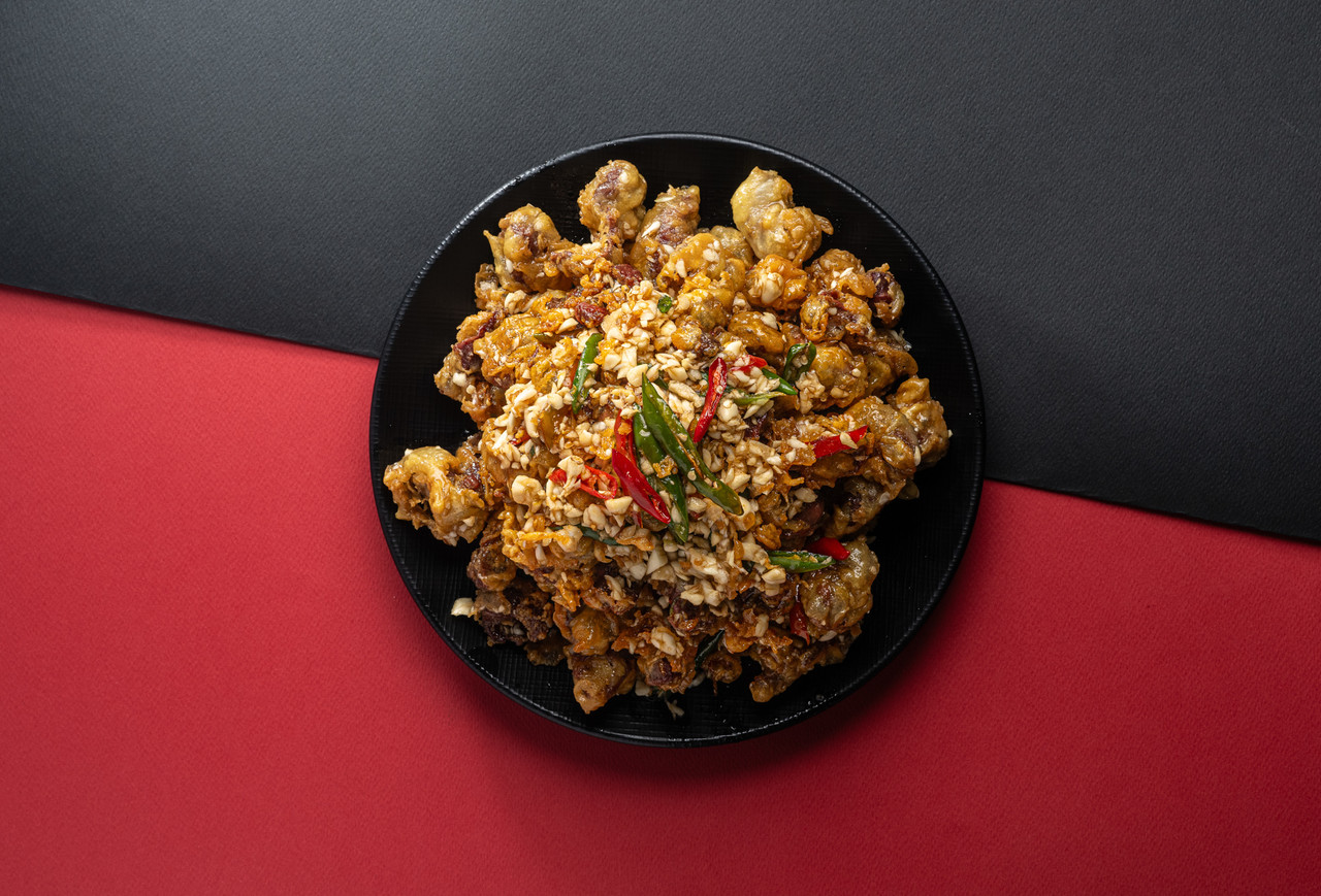 용주밥상 의성마늘똥집