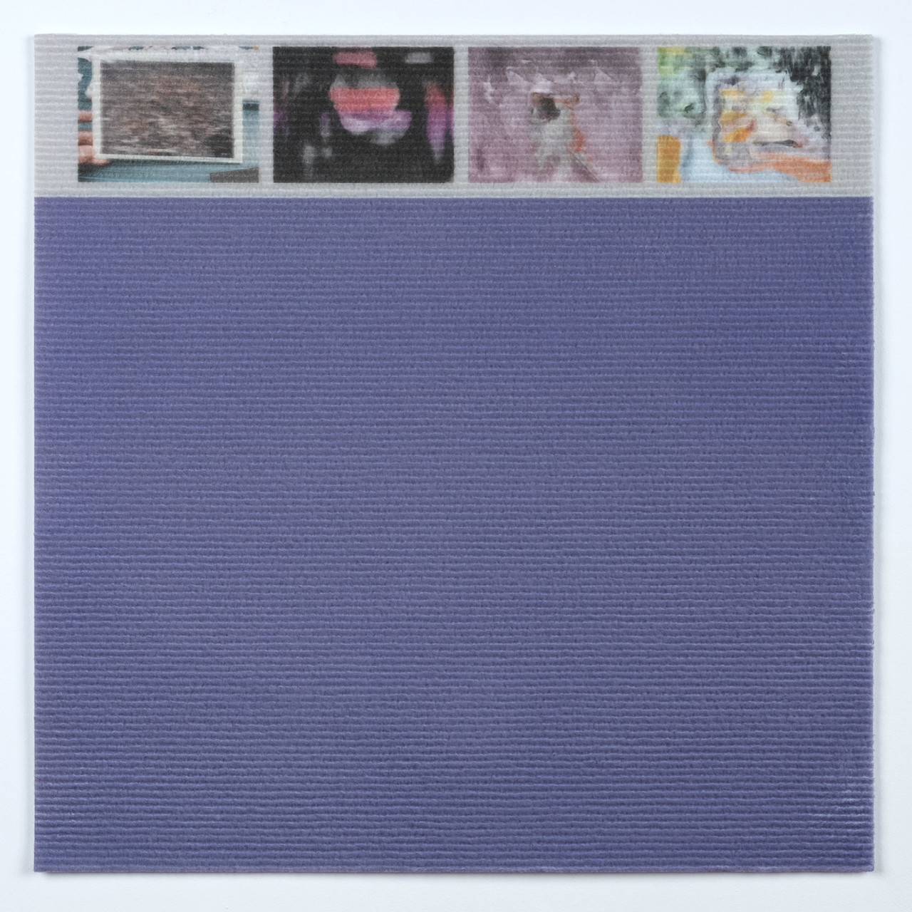 4 Shots, UV Print on Carpet, 50x50cm, 2023