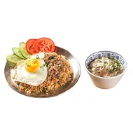 <strong><span class="phobo-title">불고기 볶음밥 세트</span></strong><br>불고기 볶음밥 + 쌀국수 小