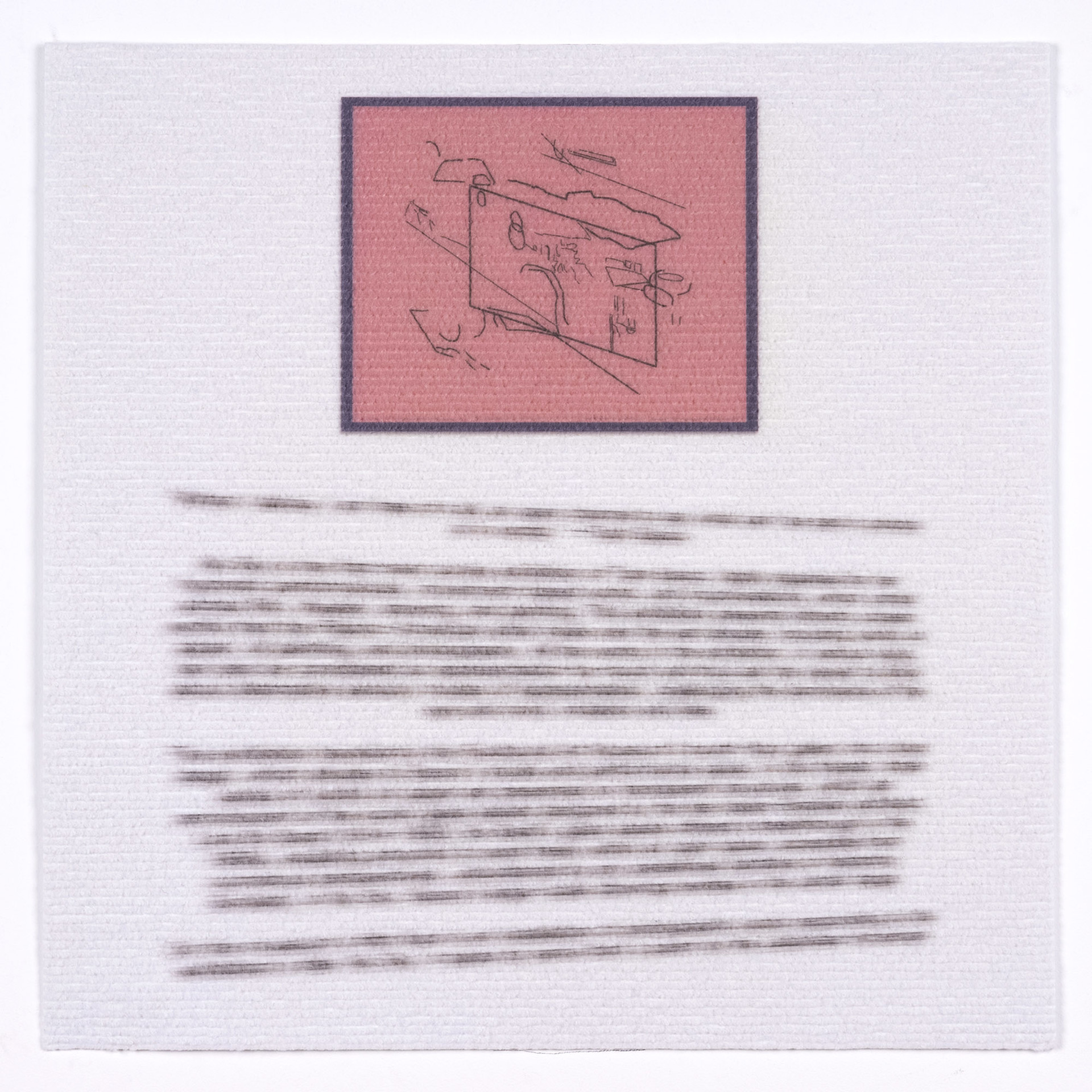 Press Release, UV Print on Carpet, 50x50cm, 2023