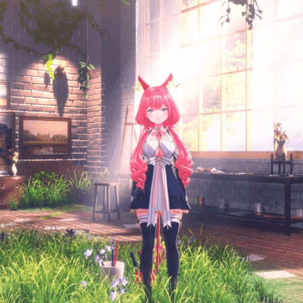 [3D배경] Art Studio_낮 (HANI작가)
