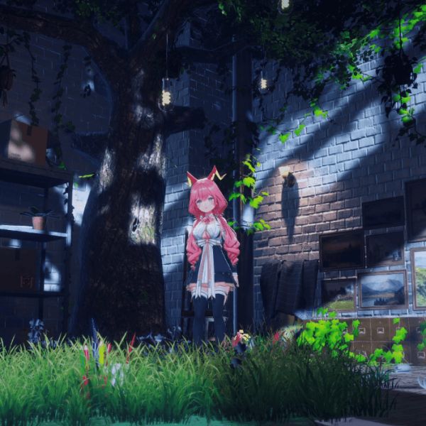 [3D배경] Art Studio_밤 (HANI작가)