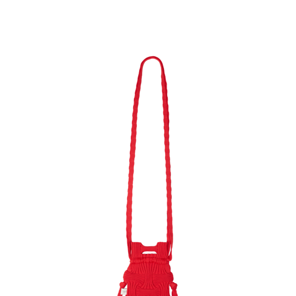 【PLEATSMAMA】Mini Cross Bow Bag (10colors) Mini Cross Bow Bag Blue : PLEATSMAMA: Sustainable Knit