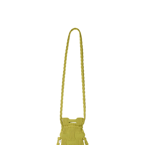 PLEATS MAMA☆Mini Cross Bow Bag Mini Cross Bow Bag Blue : PLEATSMAMA: Sustainable Knit