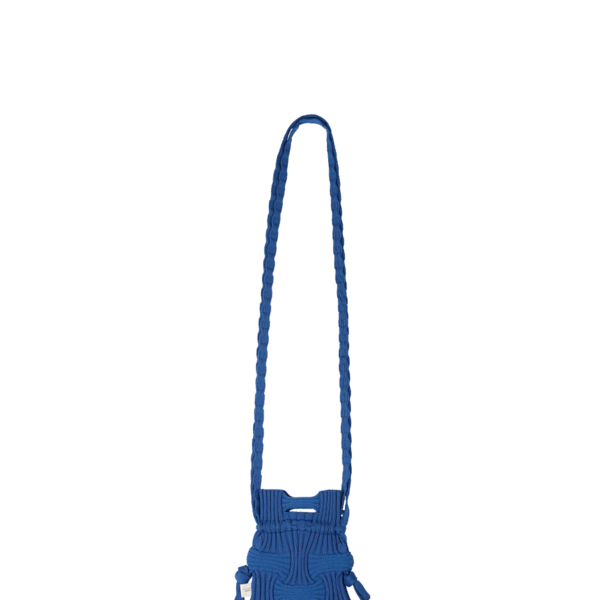 PLEATS MAMA☆Mini Cross Bow Bag Mini Cross Bow Bag Blue : PLEATSMAMA: Sustainable Knit