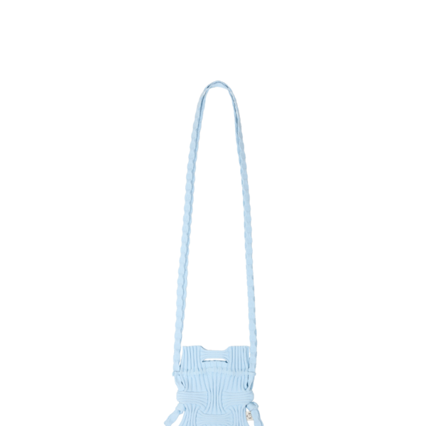 NEW【PLEATSMAMA】Mini Cross Bow Bag (10 色) Mini Cross Bow Bag Red : PLEATSMAMA: Sustainable Knit Pleats Bag