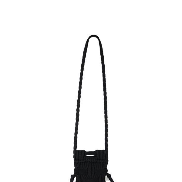 【PLEATSMAMA】Mini Cross Bow Bag (10colors) Mini Cross Bow Bag Yellow : PLEATSMAMA: Sustainable Knit