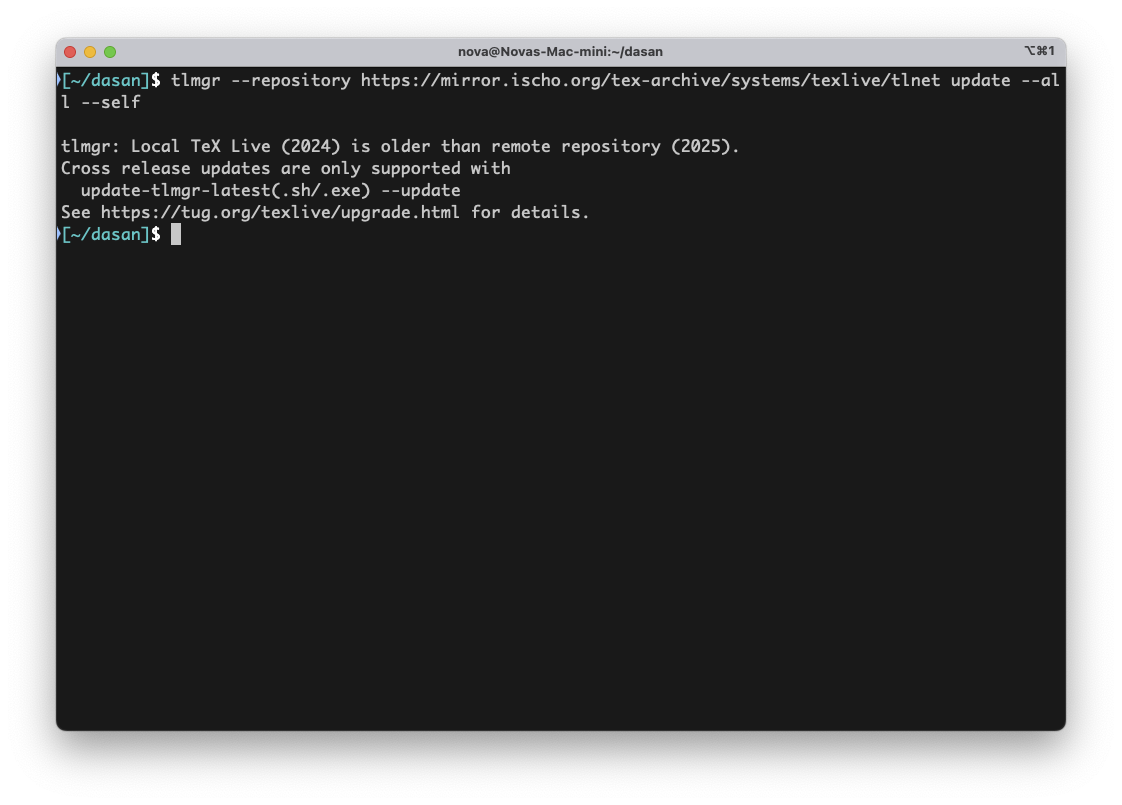 TEXLIVE 2025 Noname s Ktug Shelter