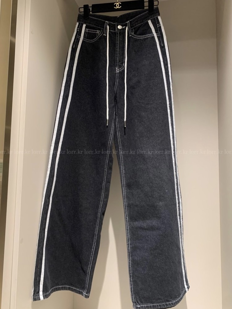 String denim pants : Lorr