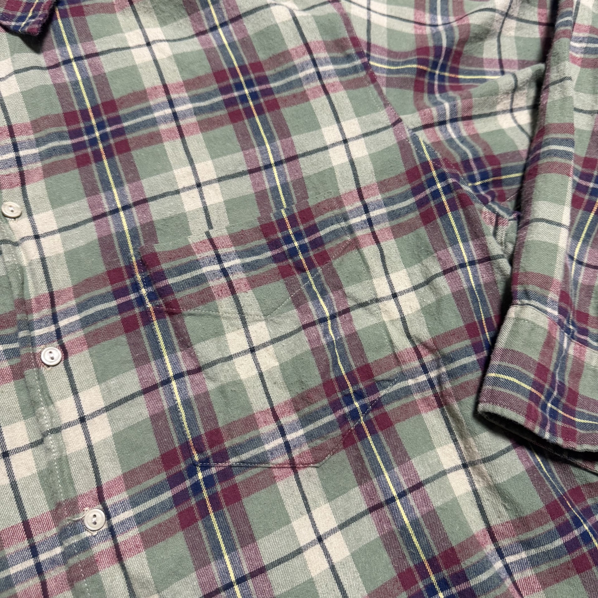 90s benetton check shirt : soberseoul
