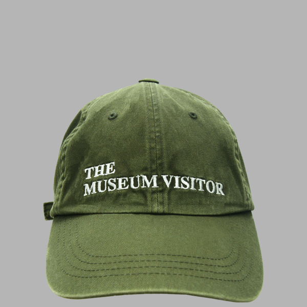 【THE MUSEUM VISITOR】 THEMUSEUMVISITOR LOGO WASHED BALLCAP THEMUSEUMVISITOR LOGO WASHED BALLCAP (KHAKI) : THE MUSEUM