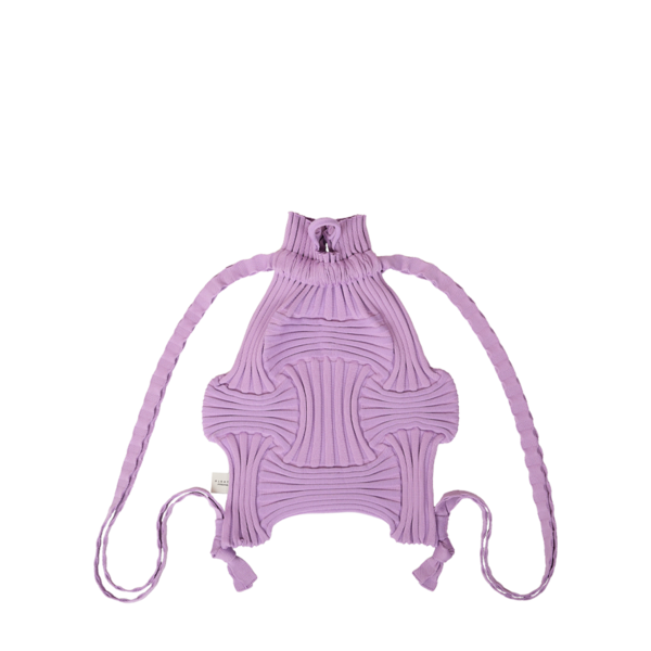 New Bow Backpack Lavender : PLEATSMAMA: Sustainable Knit