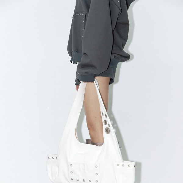 LUNA CANVAS BAG (WHITE) : 아수라 (ASURA)