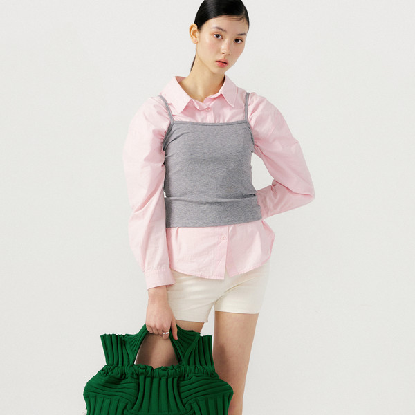 ● PLEATSMAMA ● NEW BIG Bow Bag Big Bow Bag Green : PLEATSMAMA: Sustainable Knit Pleats Bag