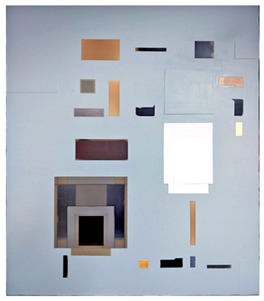 배삼식 작가 Sincerity 071-18, 2023, Mixed media on canvas, 130x175cm