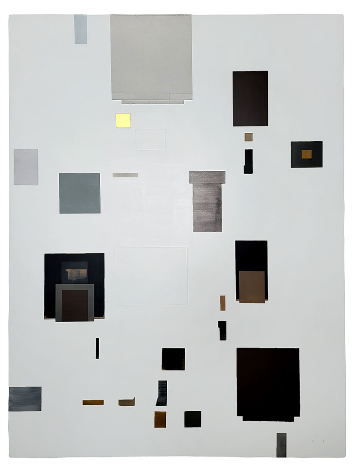 배삼식 작가 Sincerity 071-18, 2023, Mixed media on canvas, 130x175cm