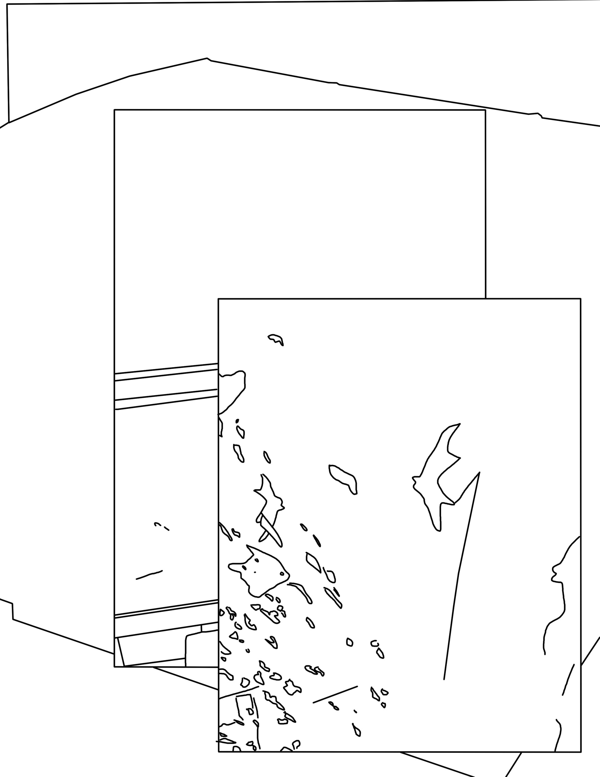 Second Drawing, Digital C-Print, 28x21cm, 2018