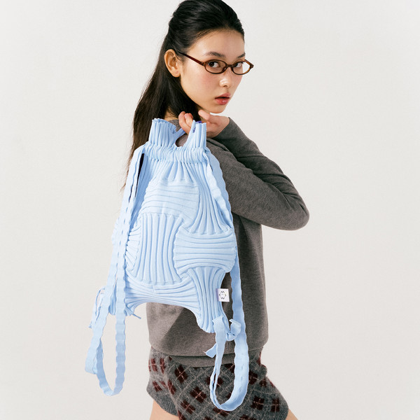 ● PLEATSMAMA ● NEW Bow Bag PLEATSMAMA: Sustainable Knit Pleats Bag