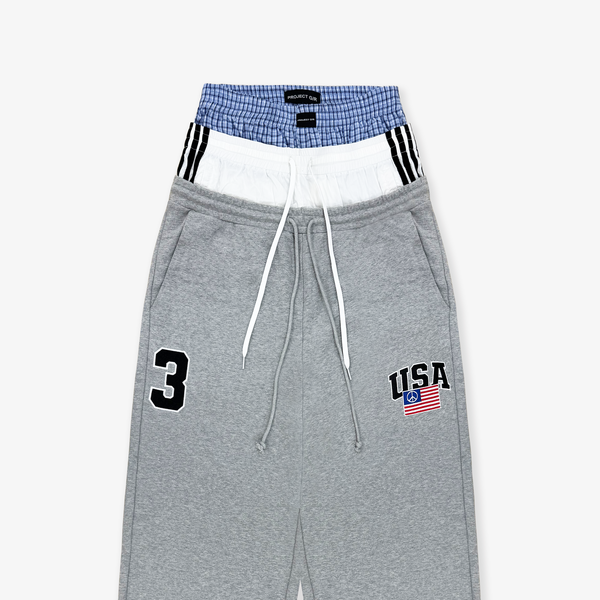 [新品未使用] PROJECT G/R 3 LAYERED SWEATPANTS PROJECT G/R Men S 3 Layered Sweatpants in Gray for Men | Lyst