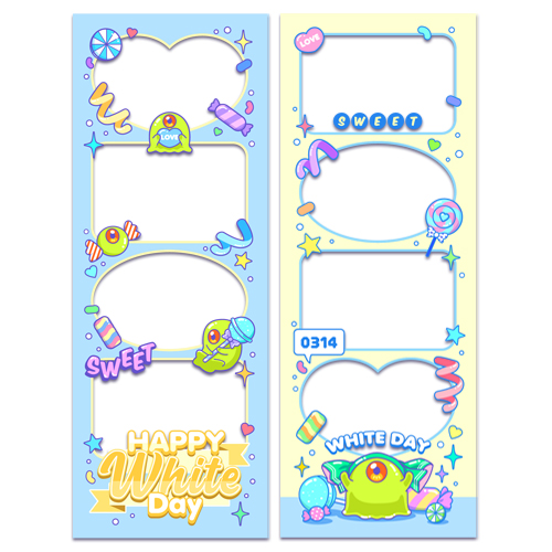 MINYYUNY] Aesthetic 4-Cut Frame Color | RIMO.LT