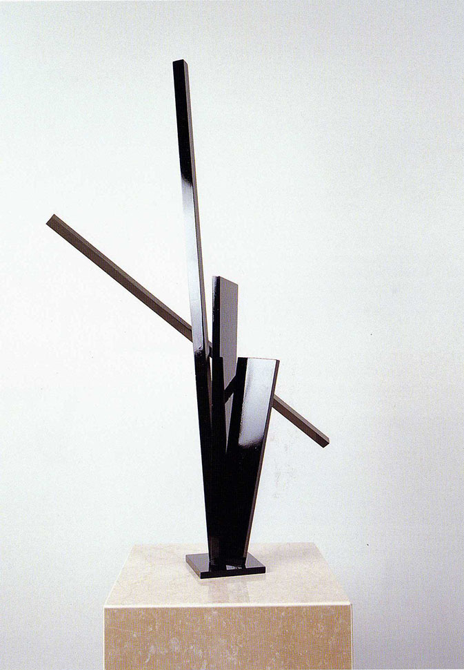 존 헨리 Trajectory, 2001, Machined Aluminum Painted color, 55x15x155(h)cm