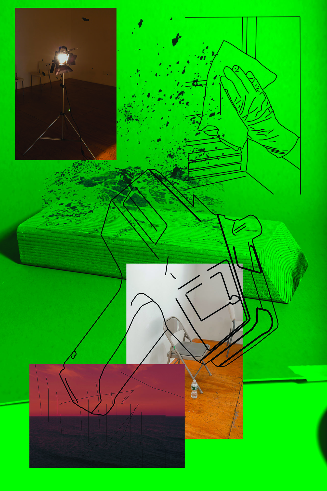 Goodbye 2017 Hello 2018, Digital C-Print, 43x28cm, 2018