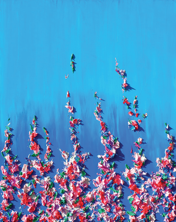 <br><b style="font-size:20px;">Wildflowers</b><br>100 x 80 cm<br>Oil on Canvas<br>2024