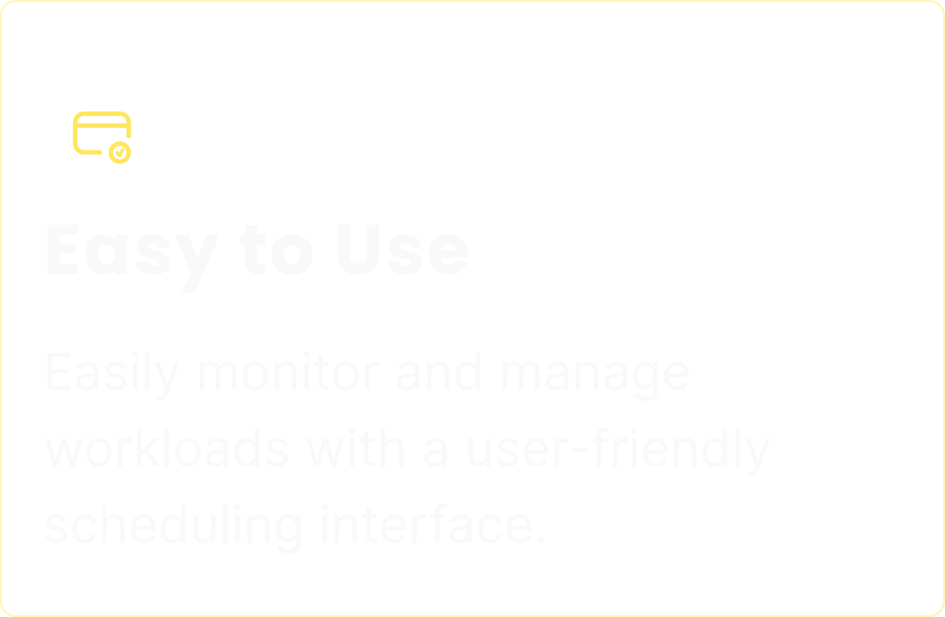 TIE 을 선택하는 이유 easy to use 직관적인 대시보드 UI