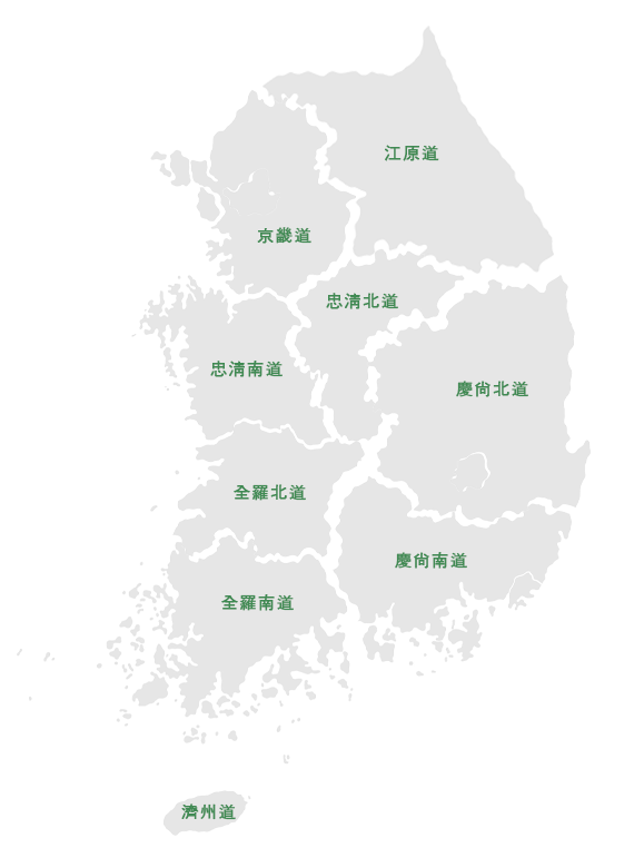대한민국 지도