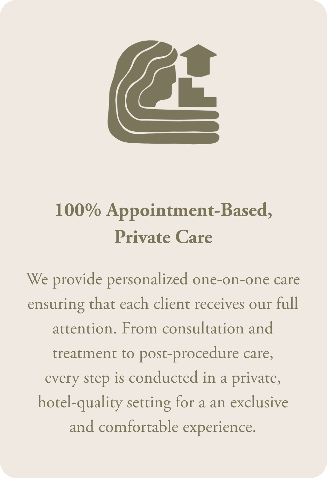 DA Dosan, 100% Appointment-Based, Private Care