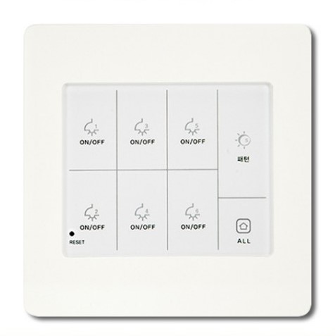 전자식 6구 매립 스위치         